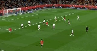 【友谊赛】马尔穆什射门中柱，西班牙0比0埃及